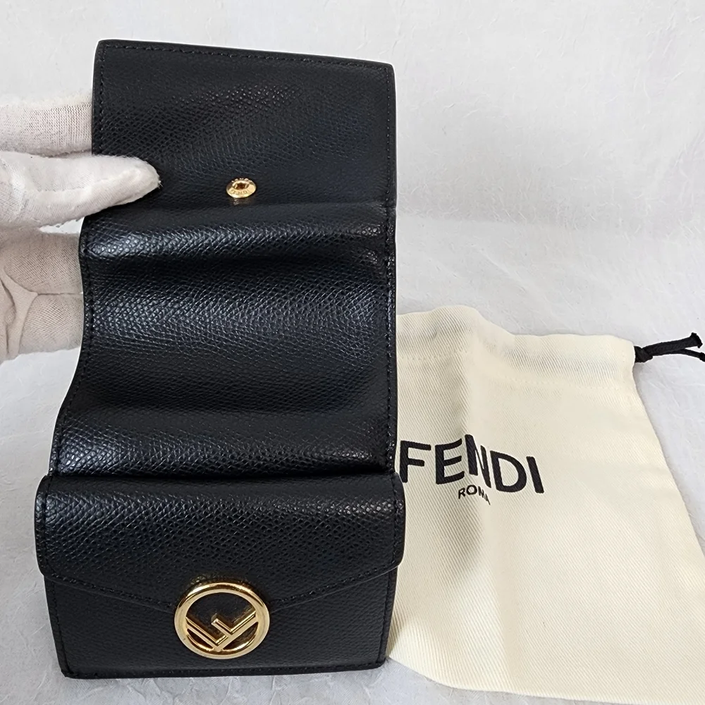 Auth Fendi FF Micro Trifold Wallet - Picture 8 of 12